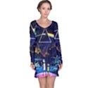 Trippy Kit Rick And Morty Galaxy Pink Floyd Long Sleeve Nightdress View1