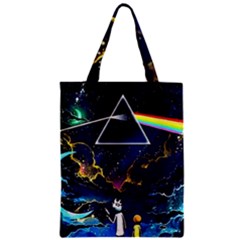 Trippy Kit Rick And Morty Galaxy Pink Floyd Zipper Classic Tote Bag by Bedest