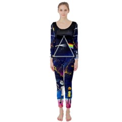 Trippy Kit Rick And Morty Galaxy Pink Floyd Long Sleeve Catsuit by Bedest