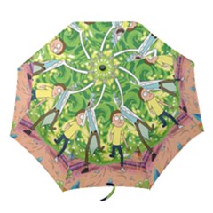 Rick And Morty Adventure Time Cartoon Folding Umbrellas by Bedest