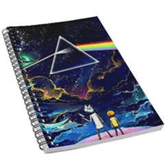 Trippy Kit Rick And Morty Galaxy Pink Floyd 5 5  X 8 5  Notebook