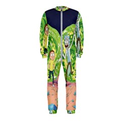 Rick And Morty Adventure Time Cartoon Onepiece Jumpsuit (kids) by Bedest