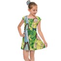 Rick And Morty Adventure Time Cartoon Kids  Cap Sleeve Dress View1