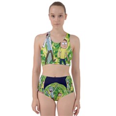 Rick And Morty Adventure Time Cartoon Racer Back Bikini Set