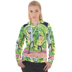 Rick And Morty Adventure Time Cartoon Women s Overhead Hoodie by Bedest