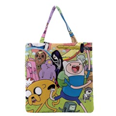 Adventure Time Finn  Jake Grocery Tote Bag by Bedest