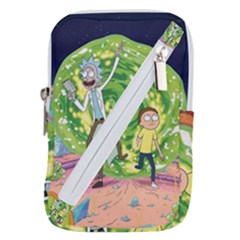 Rick And Morty Adventure Time Cartoon Belt Pouch Bag (large) by Bedest