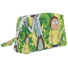 Rick And Morty Adventure Time Cartoon Wristlet Pouch Bag (large) by Bedest