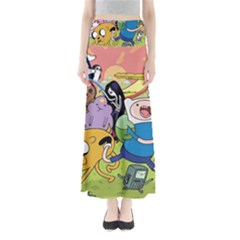 Adventure Time Finn  Jake Full Length Maxi Skirt by Bedest