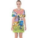 Adventure Time Finn  Jake Sixties Short Sleeve Mini Dress View1