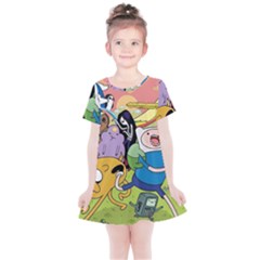 Adventure Time Finn  Jake Kids  Simple Cotton Dress by Bedest