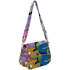 Adventure Time Finn  Jake Saddle Handbag by Bedest