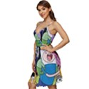 Adventure Time Finn  Jake V-Neck Pocket Summer Dress  View3