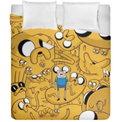 Adventure Time Finn Jake Cartoon Duvet Cover Double Side (california King Size) by Bedest