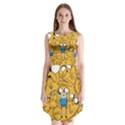 Adventure Time Finn Jake Cartoon Sleeveless Chiffon Dress   View1