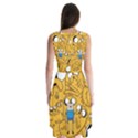 Adventure Time Finn Jake Cartoon Sleeveless Chiffon Dress   View2