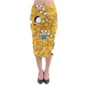 Adventure Time Finn Jake Cartoon Midi Pencil Skirt View1