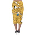 Adventure Time Finn Jake Cartoon Midi Pencil Skirt View2