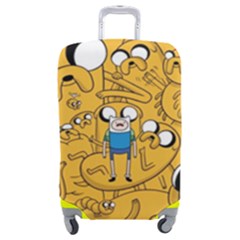 Adventure Time Finn Jake Cartoon Luggage Cover (medium) by Bedest