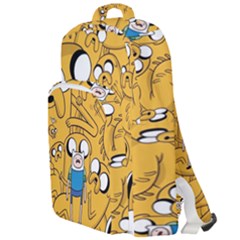 Adventure Time Finn Jake Cartoon Double Compartment Backpack by Bedest