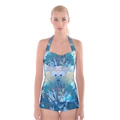 Adventure Time Lich Boyleg Halter Swimsuit  by Bedest