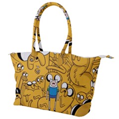 Adventure Time Finn Jake Cartoon Canvas Shoulder Bag by Bedest