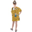 Adventure Time Finn Jake Cartoon Kids  One Piece Chiffon Dress View2