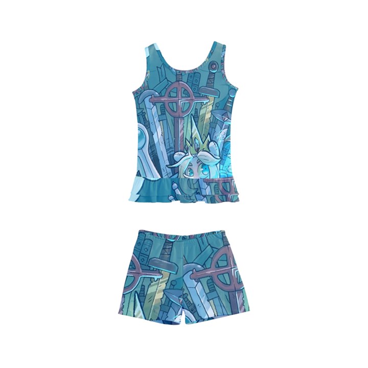 Adventure Time Lich Kids  Boyleg Swimsuit