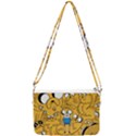 Adventure Time Finn Jake Cartoon Double Gusset Crossbody Bag View1