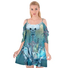 Adventure Time Lich Cutout Spaghetti Strap Chiffon Dress