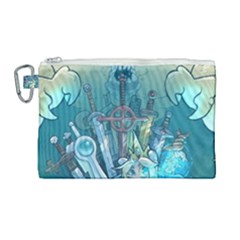 Adventure Time Lich Canvas Cosmetic Bag (large) by Bedest