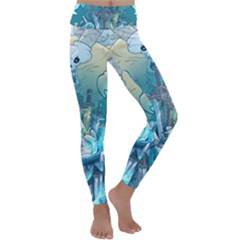 Adventure Time Lich Kids  Lightweight Velour Classic Yoga Leggings by Bedest