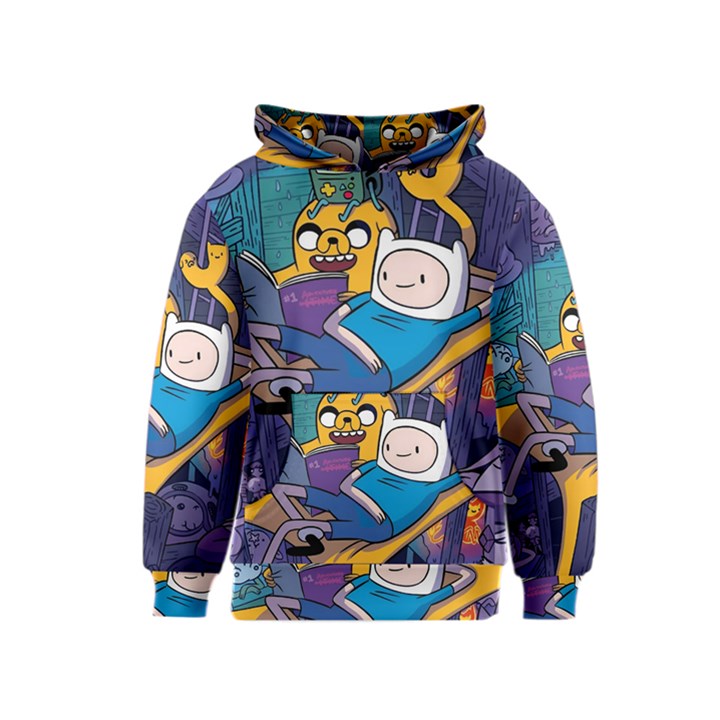 Adventure Time Finn  Jake Marceline Kids  Pullover Hoodie