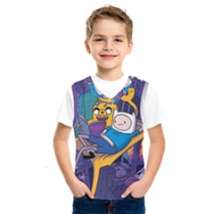 Adventure Time Finn  Jake Marceline Kids  Basketball Tank Top by Bedest