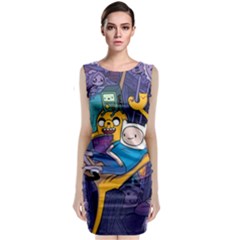 Adventure Time Finn  Jake Marceline Sleeveless Velvet Midi Dress by Bedest