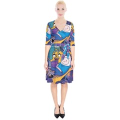 Adventure Time Finn  Jake Marceline Wrap Up Cocktail Dress by Bedest