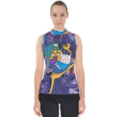 Adventure Time Finn  Jake Marceline Mock Neck Shell Top by Bedest