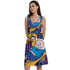 Adventure Time Finn  Jake Marceline Classic Skater Dress by Bedest