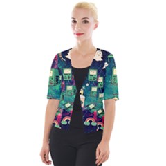 Adventure Time America Halloween Cropped Button Cardigan by Bedest