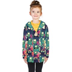 Adventure Time America Halloween Kids  Double Breasted Button Coat by Bedest