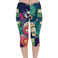 Adventure Time America Halloween Velvet Capri Leggings  by Bedest