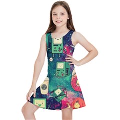 Adventure Time America Halloween Kids  Lightweight Sleeveless Dress by Bedest