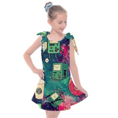 Adventure Time America Halloween Kids  Tie Up Tunic Dress by Bedest