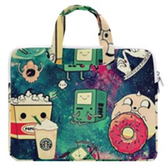 Adventure Time America Halloween Macbook Pro 16  Double Pocket Laptop Bag  by Bedest