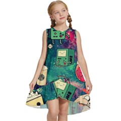 Adventure Time America Halloween Kids  Frill Swing Dress by Bedest