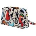 Comical Words Animals Comic Omics Crazy Graffiti Wristlet Pouch Bag (Large) View2