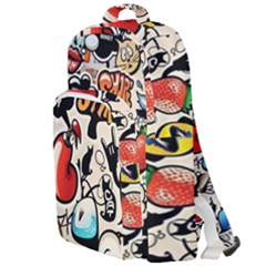 Art Book Gang Crazy Graffiti Supreme Work Double Compartment Backpack by Bedest