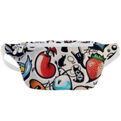 Art Book Gang Crazy Graffiti Supreme Work Waist Bag  by Bedest