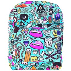 Graffiti Pop Art Crazy Retro Full Print Backpack by Bedest