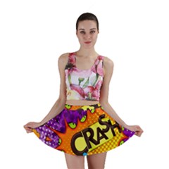 Crash Bang Adventure Time Art Boom Graffiti Mini Skirt by Bedest